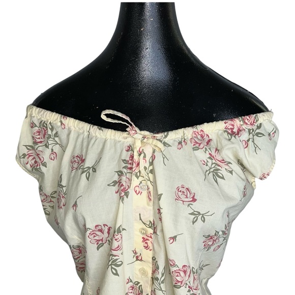 Vintage Victoria’s Secret floral milkmaid blouse - Picture 5 of 14